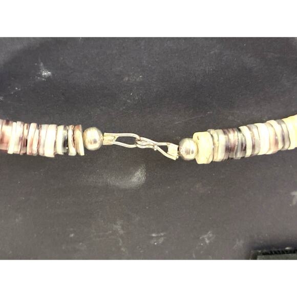 Vintage Navajo Turquoise Heishi Bead Single Strand Necklace - Picture 5 of 6